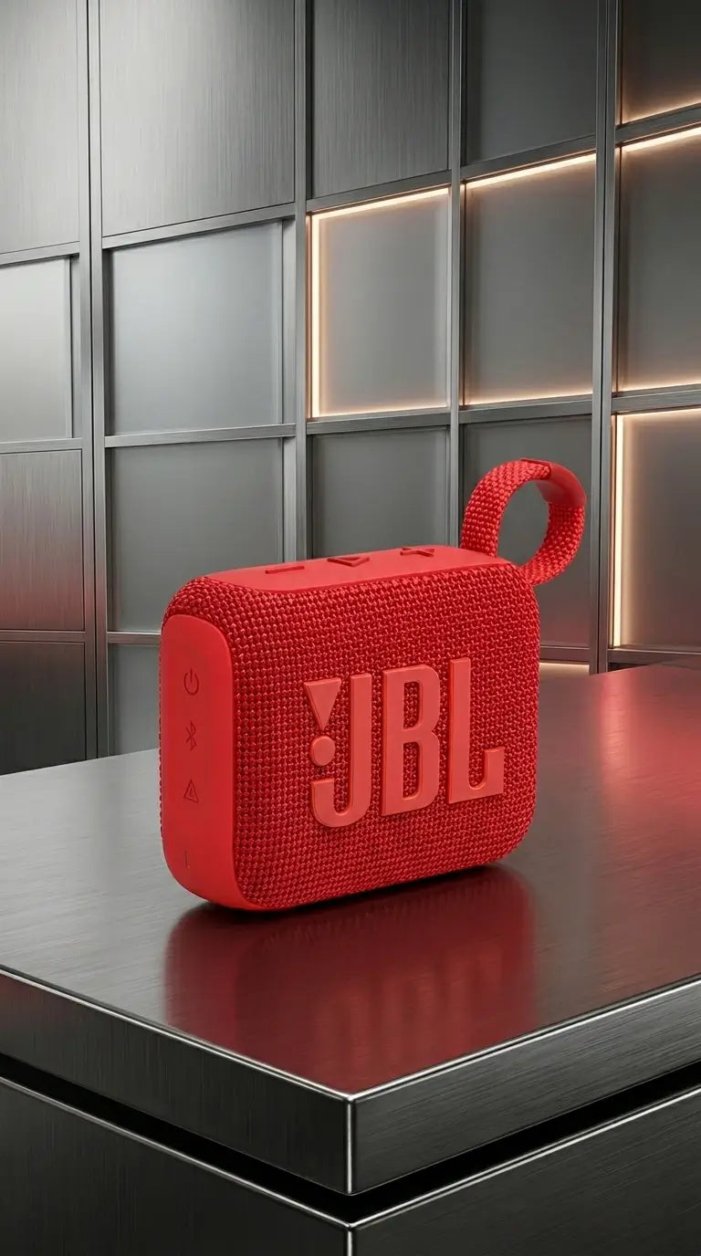 JBL Go 4 Portable Bluetooth Speaker – Red