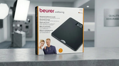 Beurer PS 240 Soft Grip Personal Bathroom Scale – Non-Slip | German Engineering