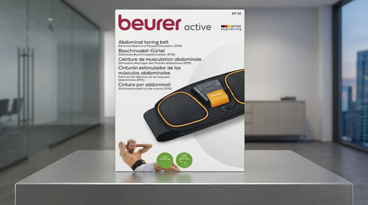 Beurer EM 32 Abdominal Toning Belt – Electrical EMS Muscle Stimulation | German Active