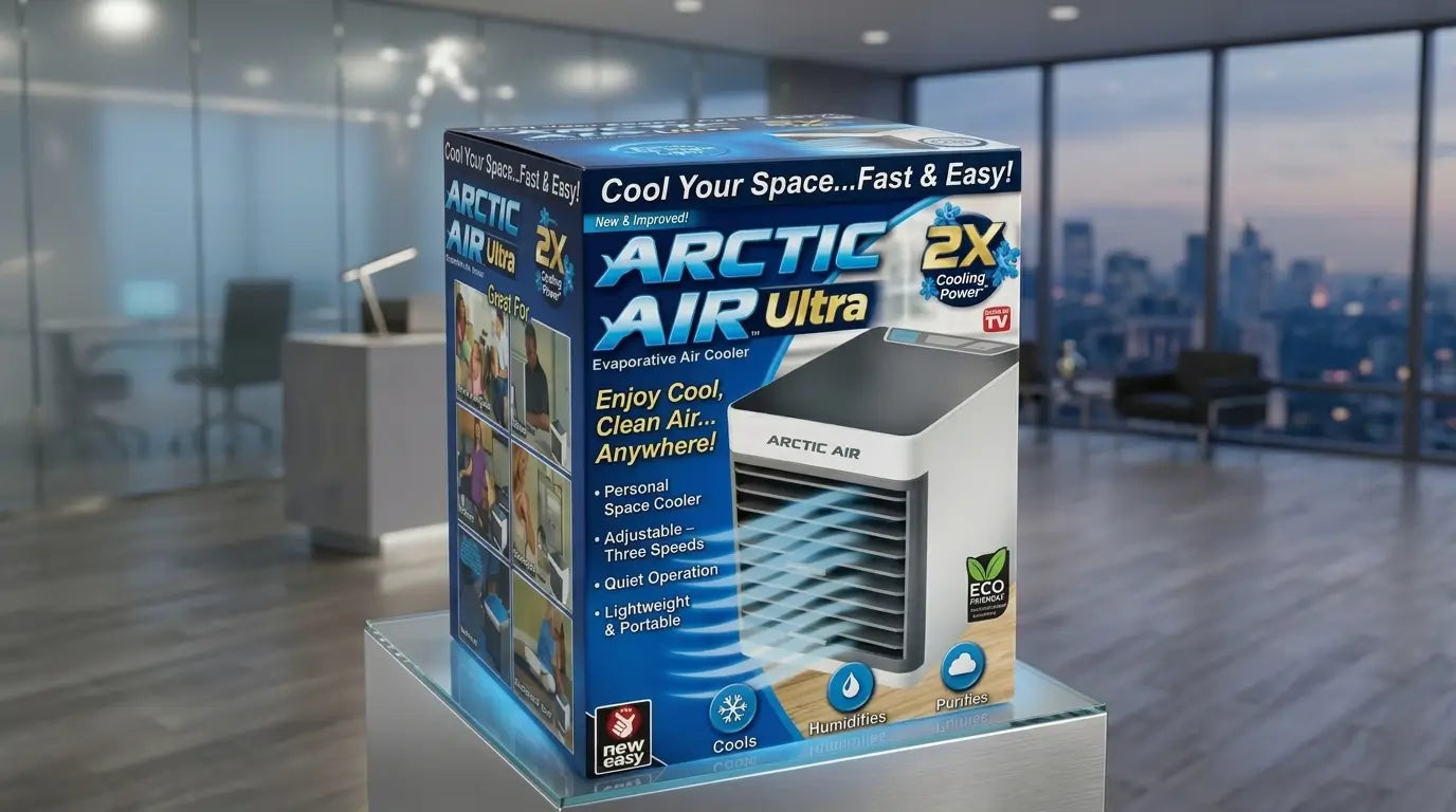 Arctic Air Ultra – Portable Evaporative Air Cooler (2X Cooling Power)