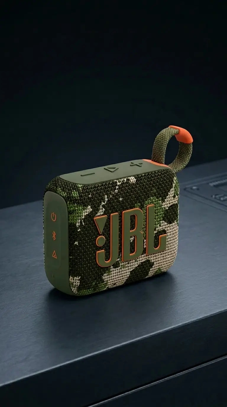 JBL Go 4 Portable Bluetooth Speaker – Squad Camo